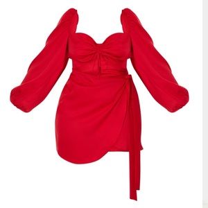 Ruched Cut Out Dress